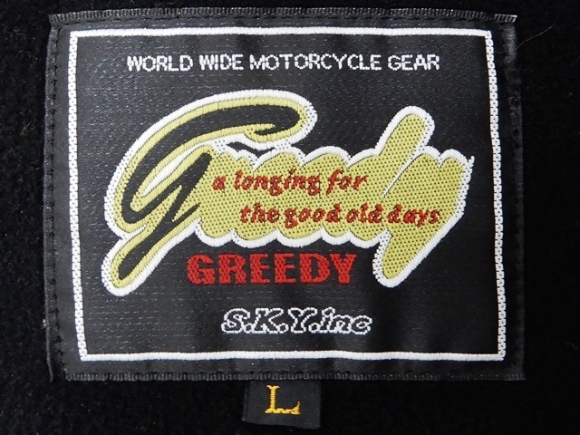 即決★GREEDY★メンズL レーシングジャケット グリーディー 赤 レッド ライダースジャケット ツーリング ライディング 保護パッドの画像7