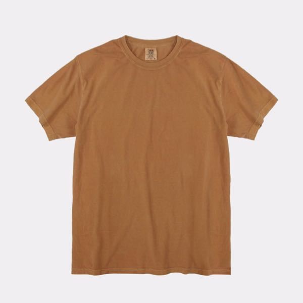 新品未使用 コンフォートカラーズ ガーメントダイ 6.1oz半袖Tシャツ 白 ヤム、オレンジ M サイズ COMFORT COLORS GARMENT DYE TEE_画像4