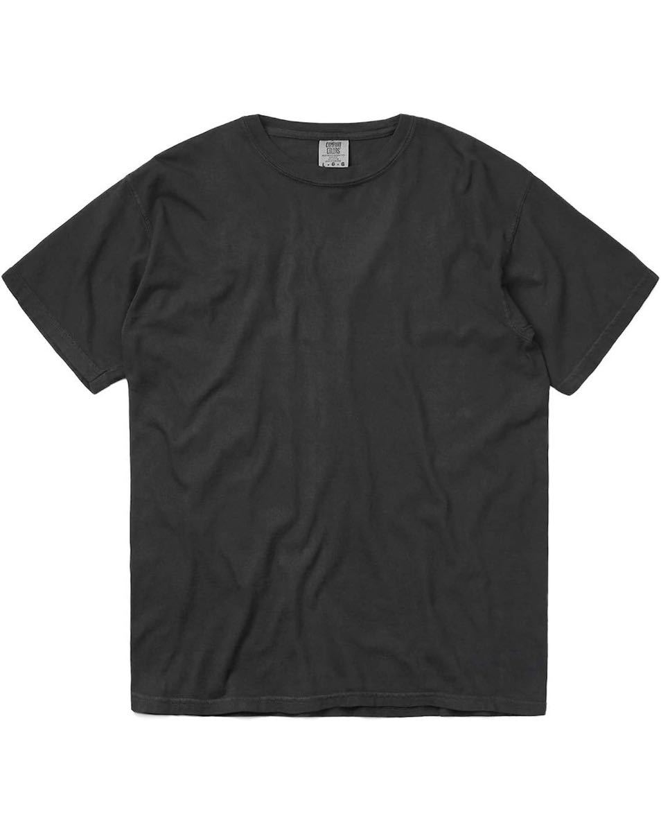 新品未使用 コンフォートカラーズ ガーメントダイ 6.1oz半袖Tシャツ 白 黒 XL サイズ COMFORT COLORS GARMENT DYE TEE_画像4