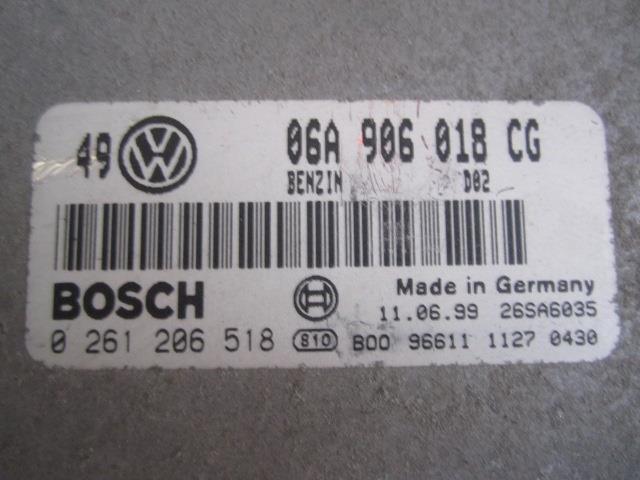 VW Golf GF-1JAGU engine computer - control number S8631