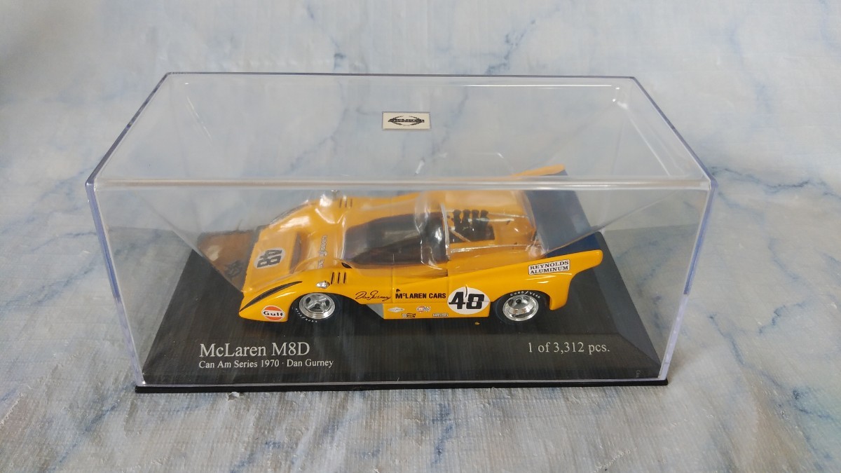 MINICHAMPS 1/43 McLaren M8D CanAm 1970 D,Gumey 530 704307 ミニチャンプス マクラーレン ミニカー #48  激レア美品の画像3