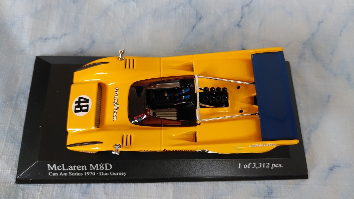 MINICHAMPS 1/43 McLaren M8D CanAm 1970 D,Gumey 530 704307 ミニチャンプス マクラーレン ミニカー #48  激レア美品の画像8