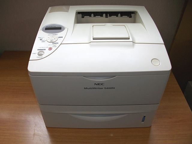 * Junk / б/у лазерный принтер / NEC MultiWriter 5400N / автоматика двусторонний печать соответствует / тонер / цилиндрическое устройство нет *