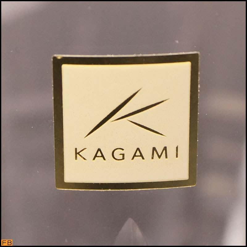 1252-カガミクリスタル◆ロックグラス ペア 2客 クリスタルガラス KAGAMI CRYSTAL_画像7