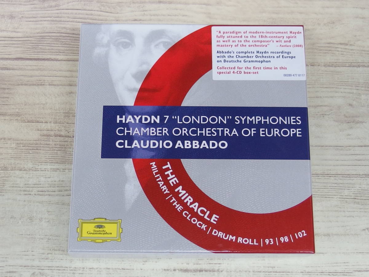 CD.4CD / HAYDN 7 London Symphonies / Claudio Abbado他 /『J28』/ 中古_画像1