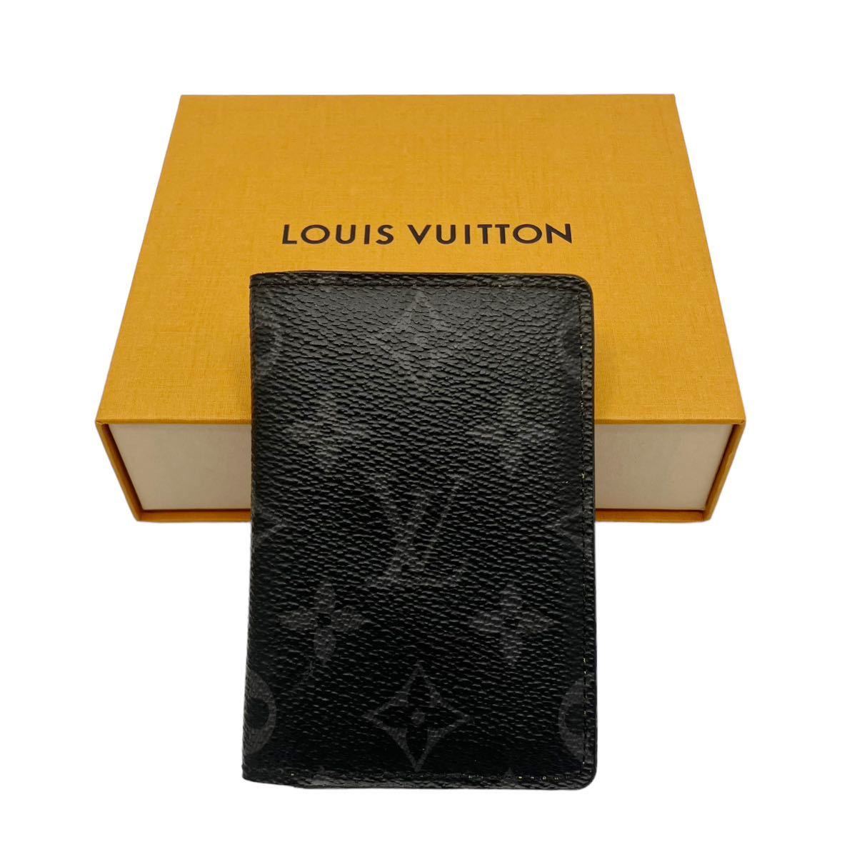 美品 LOUIS VUITTON ドゥポッシュ モノグラム エクリプス 名刺入れ-