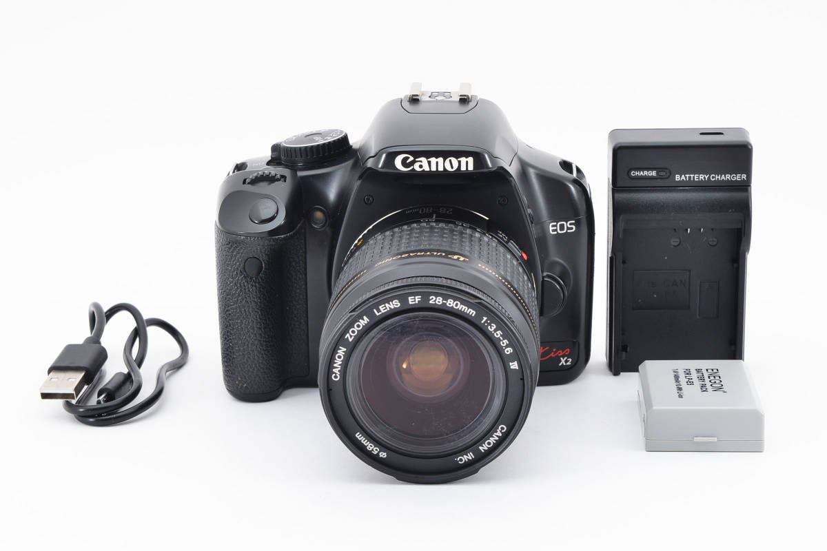 リアル レンズ & カメラ digital X2 kiss EOS キャノン 28-80mm