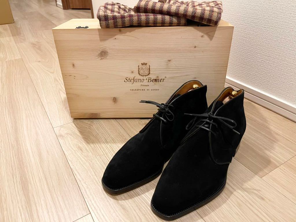 返品不可】 【美品】【未着用】Stefano Bemer チャッカブーツ40サイズ