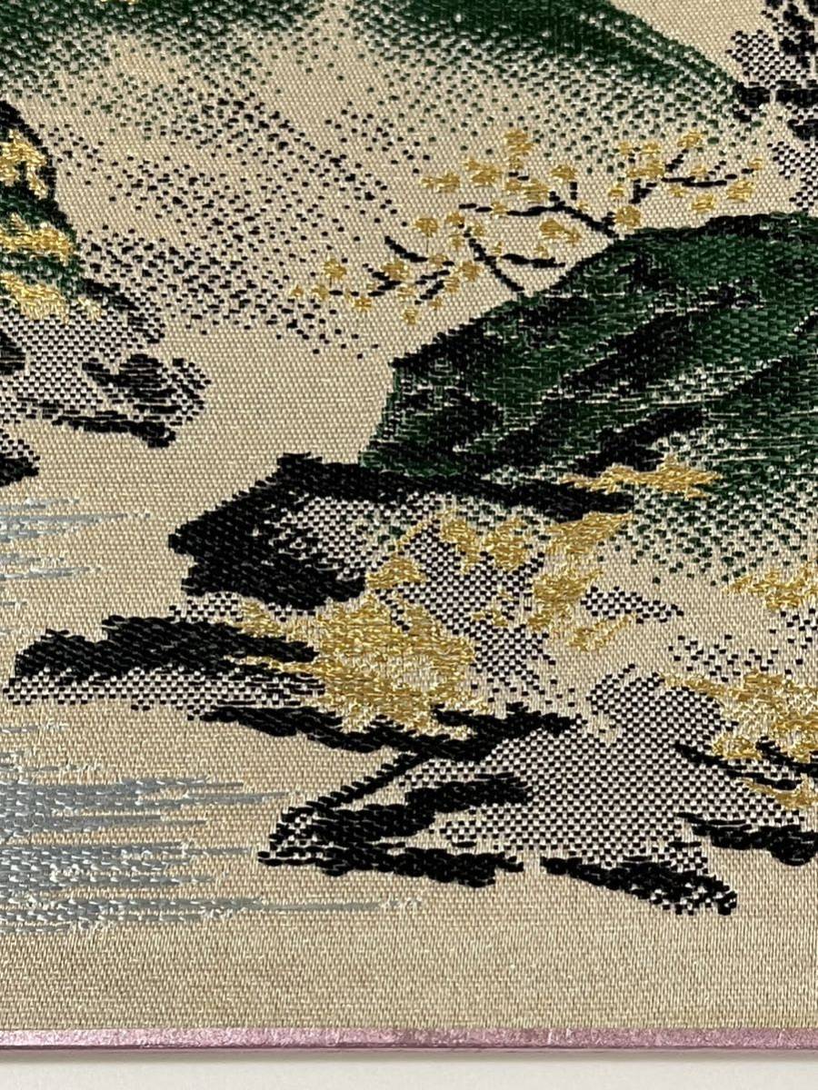 日本絵画　色紙　刺繍　レトロ　コレクション　インテリア　美術_画像3