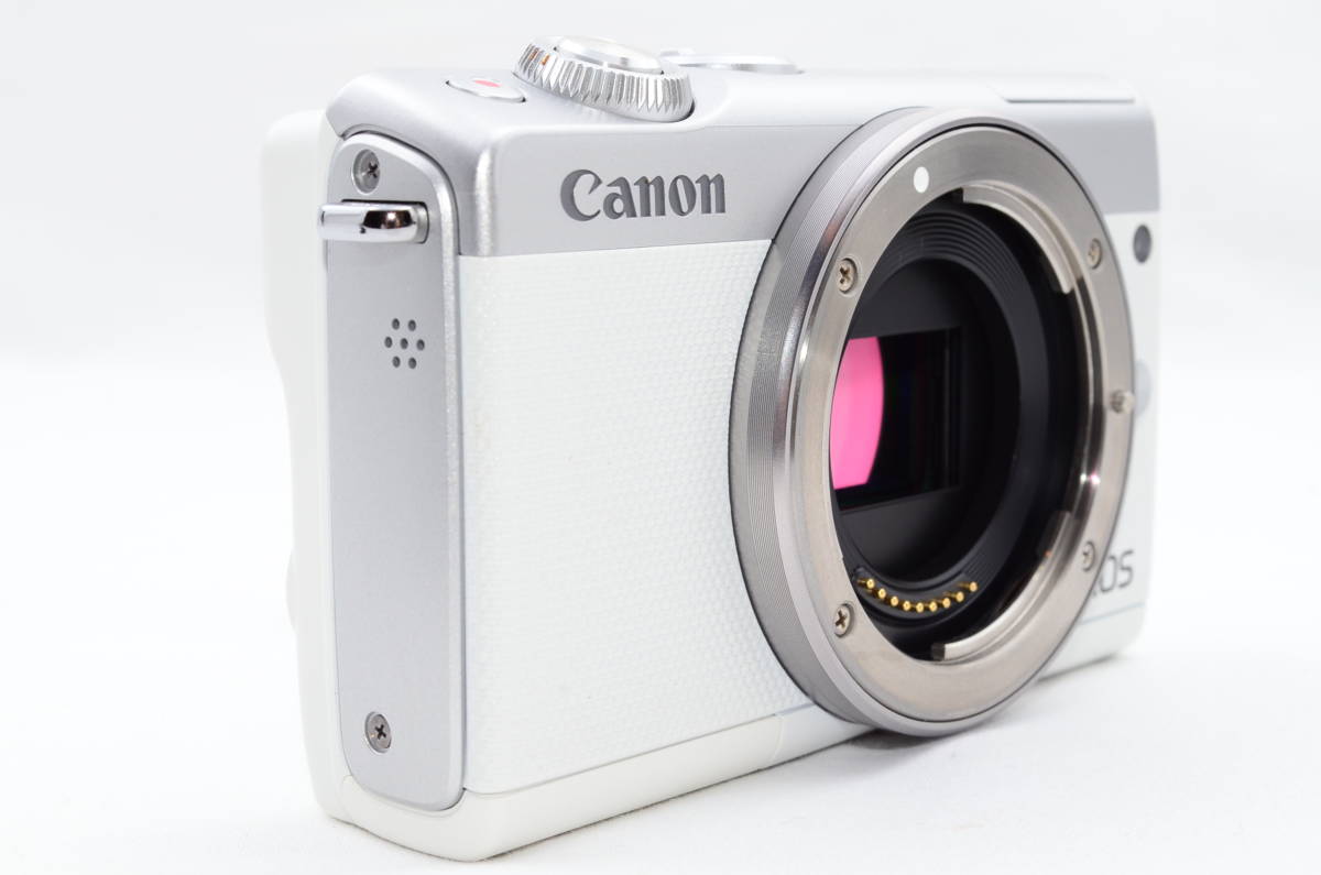 ★美品★ Canon EOS M100 EF-M15-45 IS STM レンズキット ホワイト_画像3