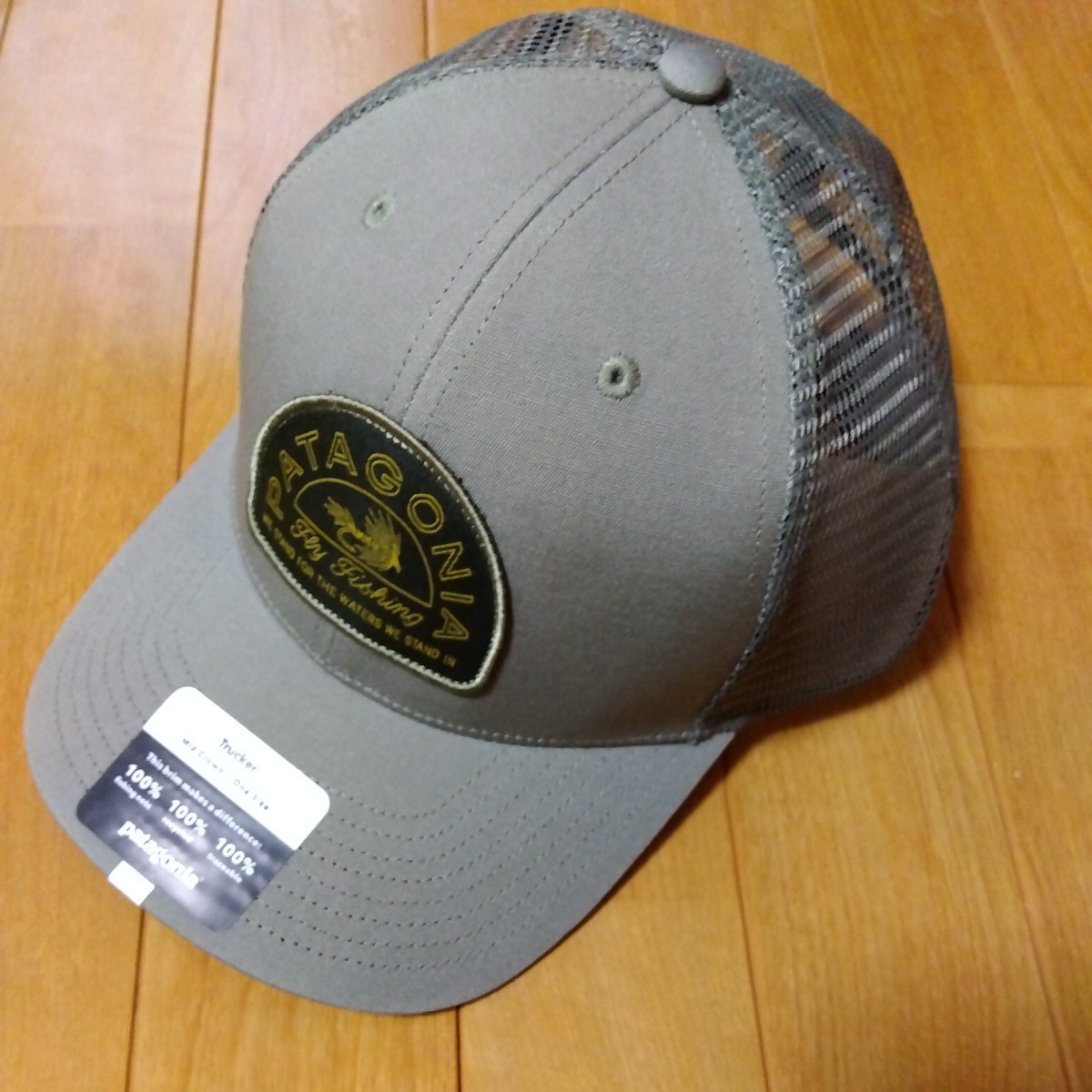 Patagonia Take A Stand Trucker Hat Garden Green w/ Hatch Hour OS パタゴニア　テイク　ア　スタンド　トラッカー　ハット_画像2