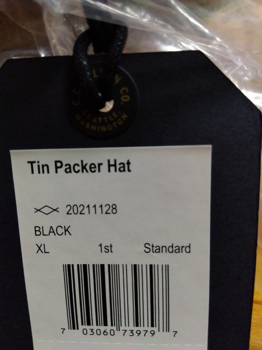 Filson Tin Packer Hat フィルソン　ティン　パッカー　ハット　Black XL_画像8