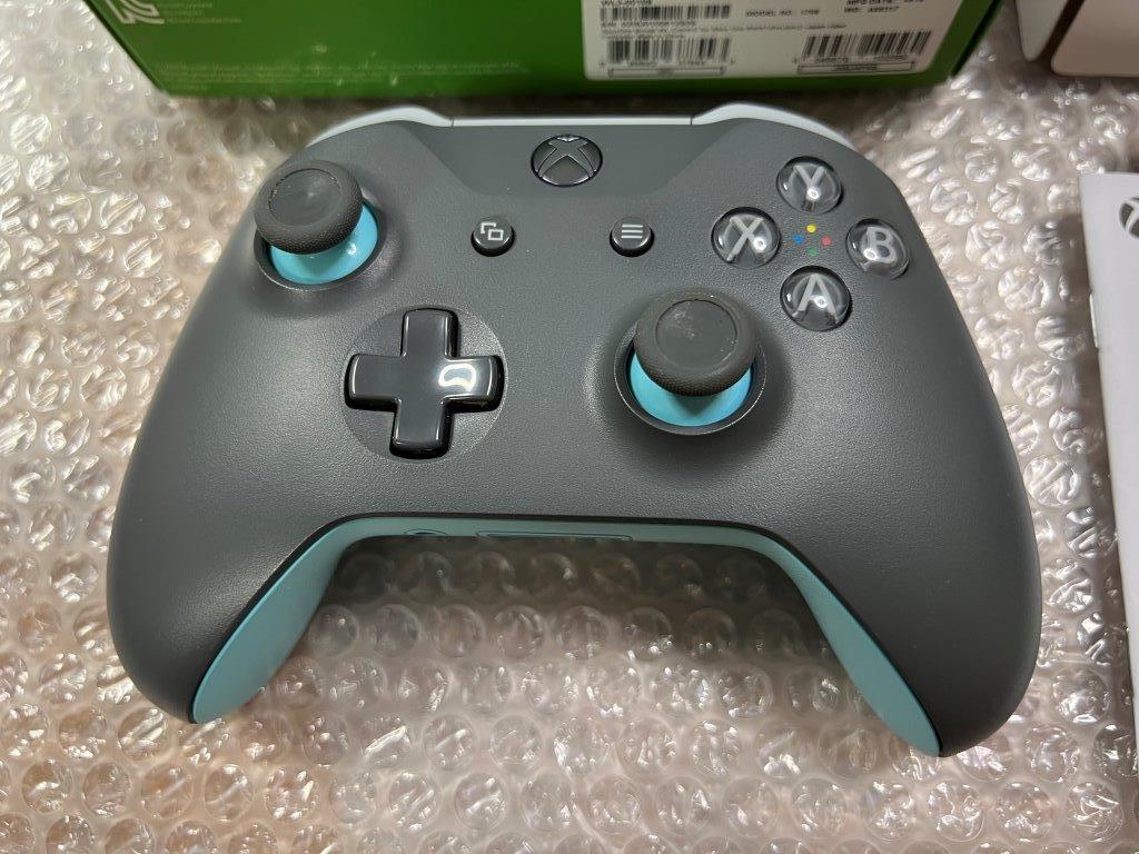 XBOX ONE controller gray blue / Grey Blue as good as new free shipping including in a package possible 