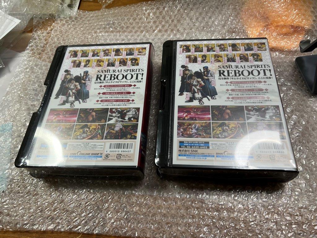PS4 サムライ・スピリッツ / Samurai Spirits 牙神幻十郎 + ナコルル ネオジオロム風ケース 2本セット 新品未開封 美品 送料無料 同梱可