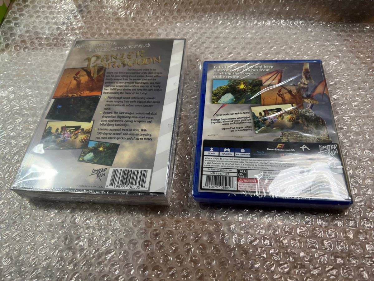 PS4 パンツァードラグーン / Panzer Dragoon 北米限定版 アナザージャケット と セガサターンケース 新品未開封 送料無料 同梱可