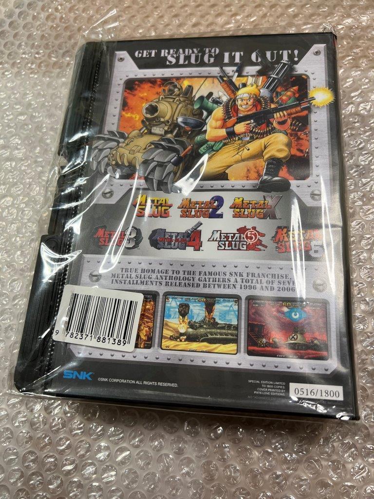 PS4 Metal Slug anthology / Metal Slug Anthology Europe 1,800ps.@ limitation version new goods unopened free shipping including in a package possible 