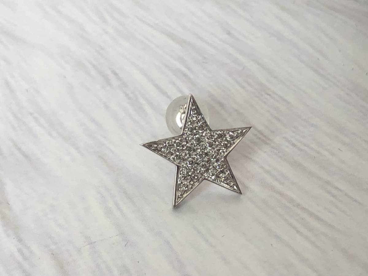 Bijou de M お星様ピアス Star Earring ダイヤ　K18 ピアス　片耳用 ビジュードエム　_画像2