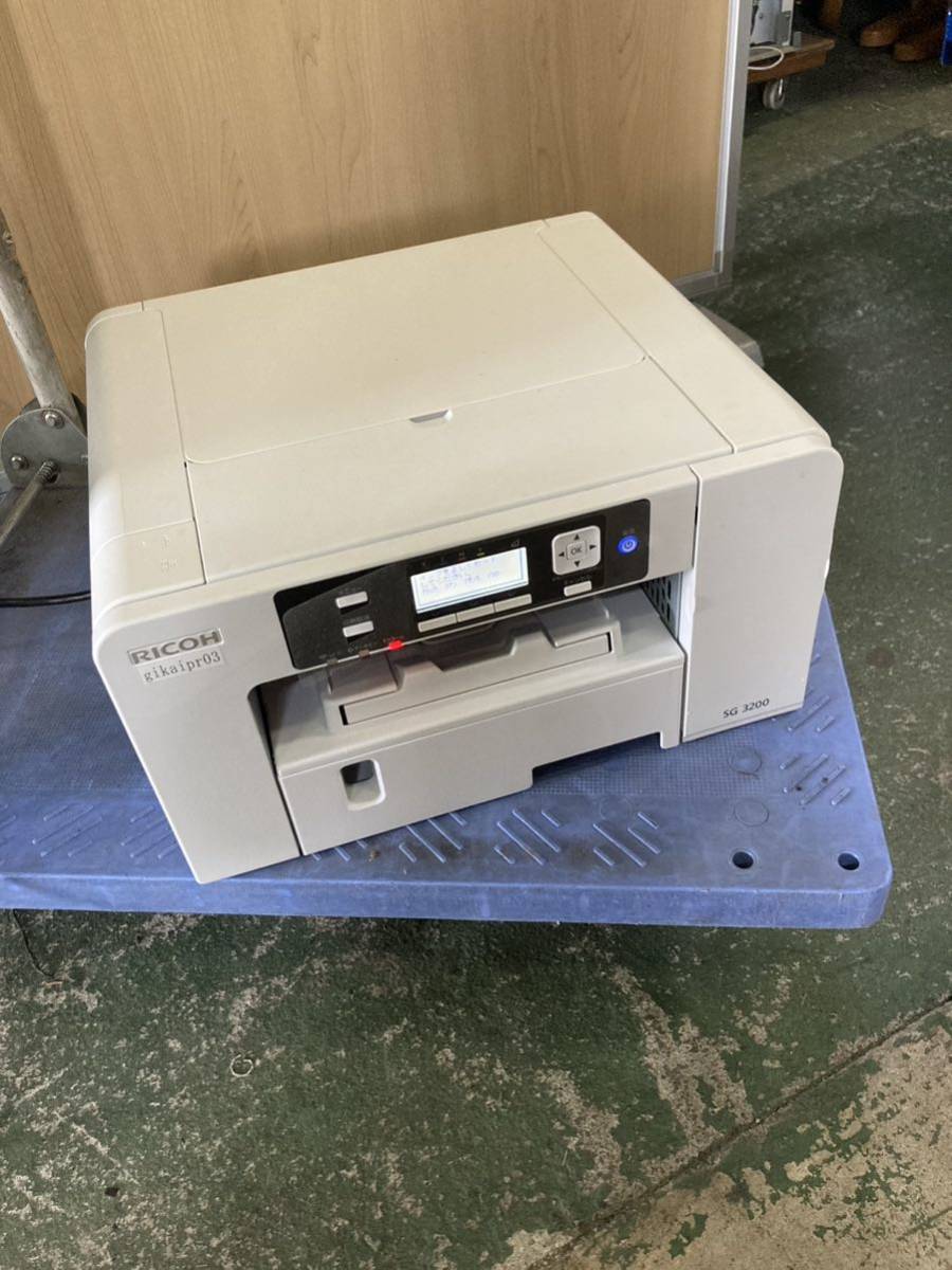 中古☆RICOH RICOH リコーA4対応ジェルジェットプリンターSG3200 １