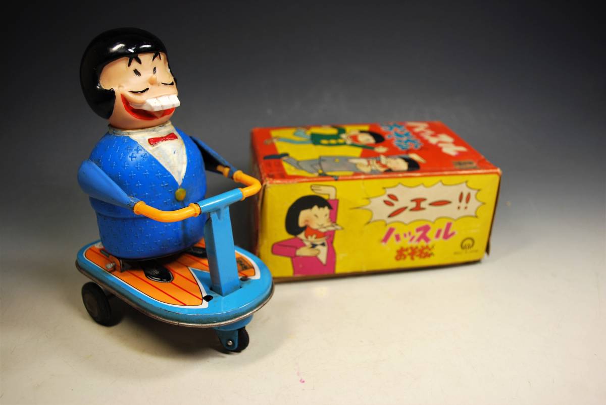 Yahoo!オークション - ゼンマイ走行ブリキ玩具 おそ松くんキャラ Yahoo!オークション - ゼンマイ走行ブリキ玩具 おそ松くんキャラ