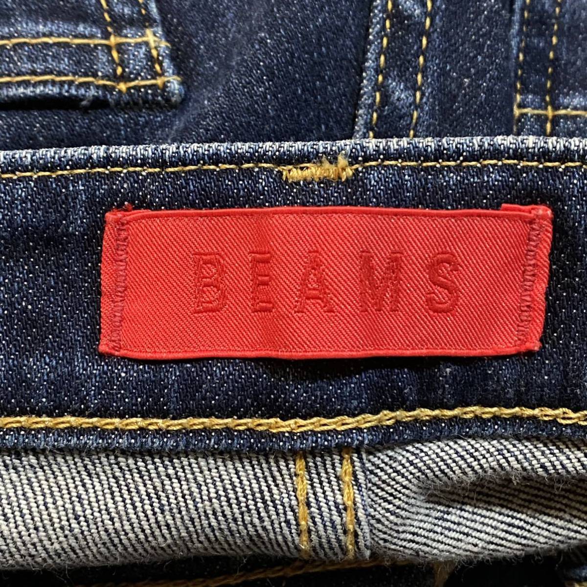 RED CARD × Ray BEAMS 裾スリット ストレッチ デニム パンツ ジーンズ サイズ23_画像6