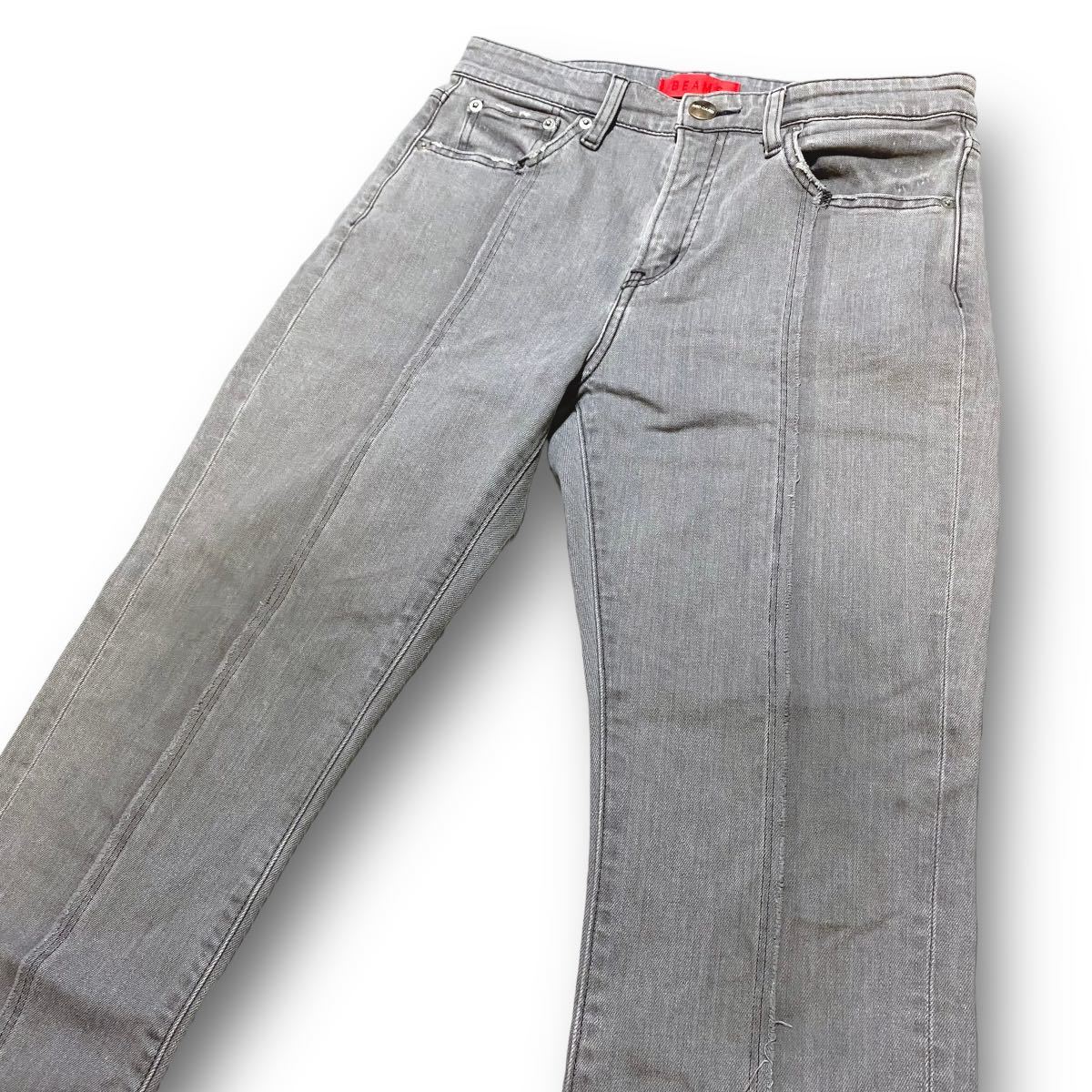 RED CARD x BEAMS B44403HRR グレー センターライン スリット RED CARD x BEAMS B44403HRR グレー センターライン スリット
