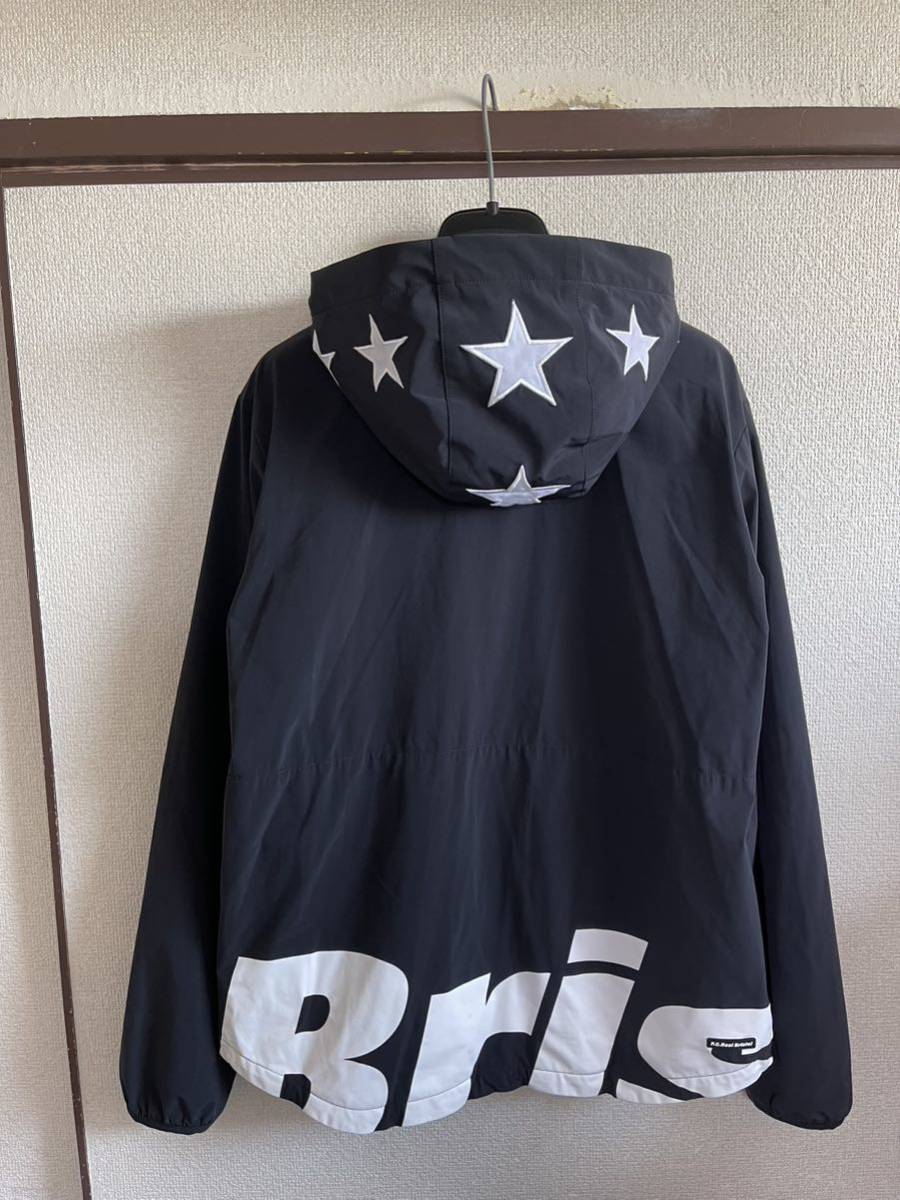 【即決】【良品】 FCRB f.c real bristol エフシーレアルブリストル SOPHNET ソフ LYCRA BIG LOGO BLOUSON ブルゾン ライクラ ジャケット_画像3