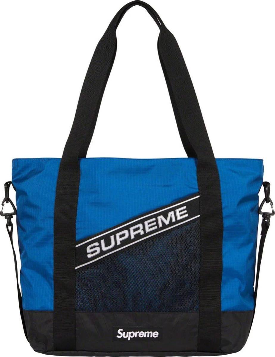 【新品未使用】23AW 24 新品 SUPREME シュプリーム TOTE BAG トートバッグ 鞄 かばん BLUE ブルー 青色 即決早い者勝ち