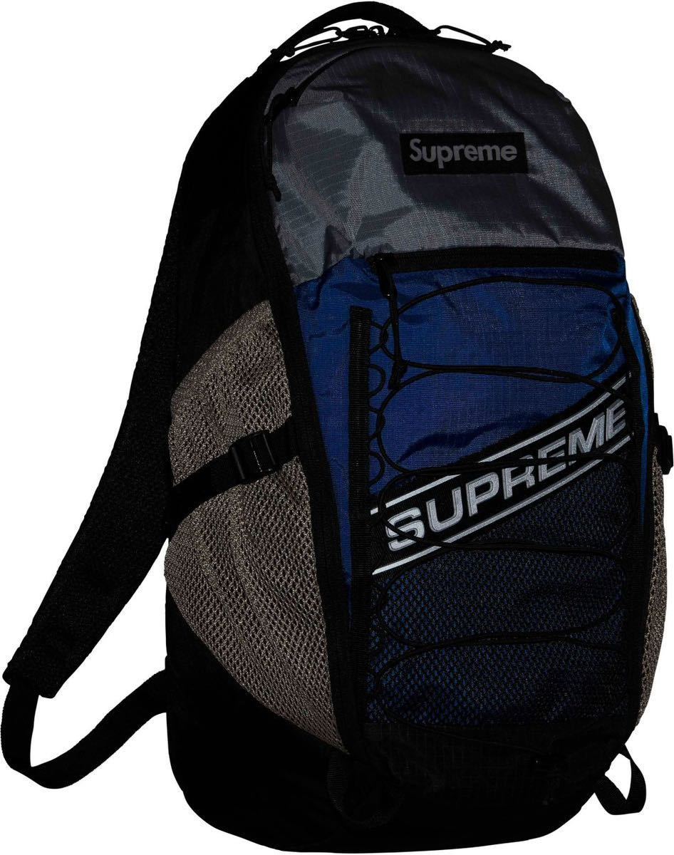 【新品未使用】23AW 24 新品 SUPREME シュプリーム BACKPACK バッグパック リュック 鞄 かばん バッグ BAG BLUE ブルー 青 即決早い者勝ち_画像5