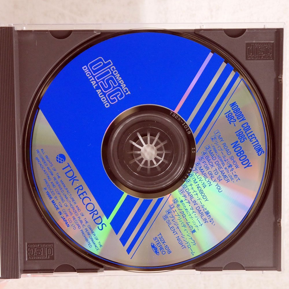何でも揃う CD NOBODY ノーバディ LIVE ワン! 1985年 TDKコア NOBODY