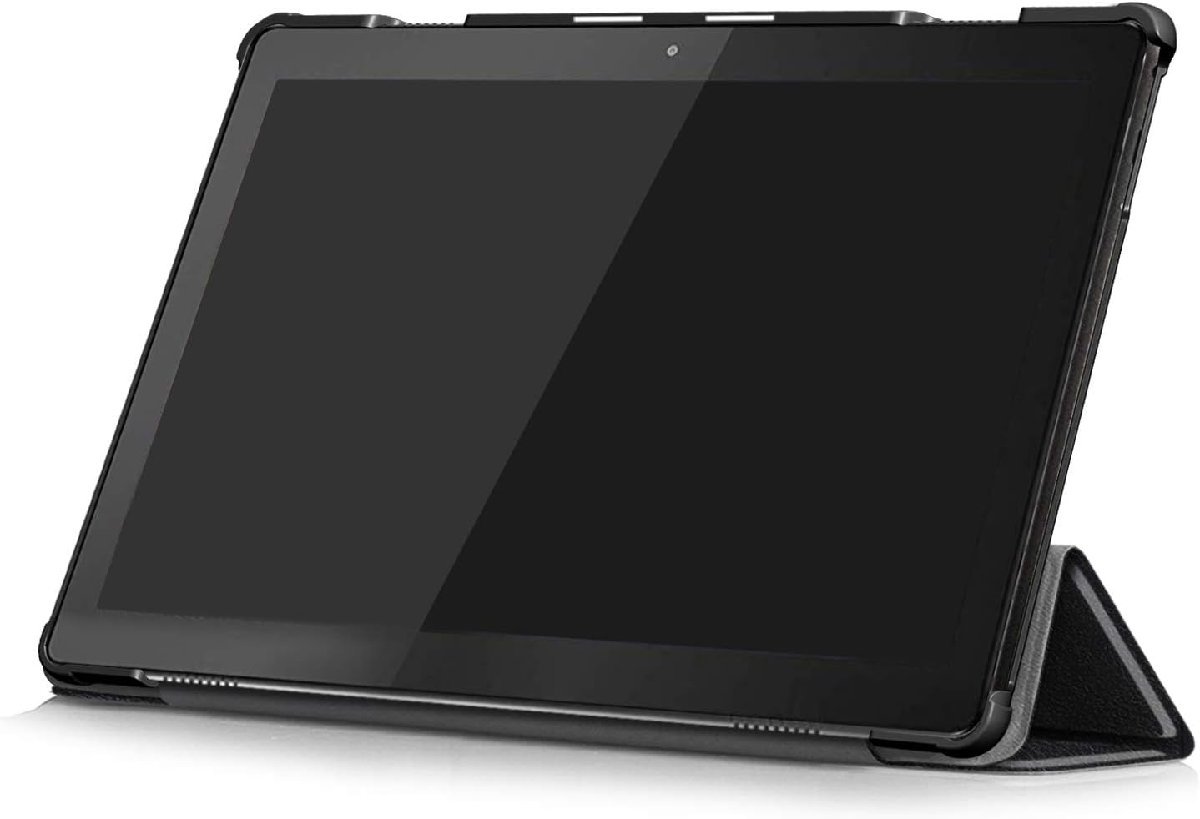Lenovo Tab B10(ZA4G0160JP)用 PU革 スマート カバー ケース 三つ折り スタンド機能 ブルー_画像6