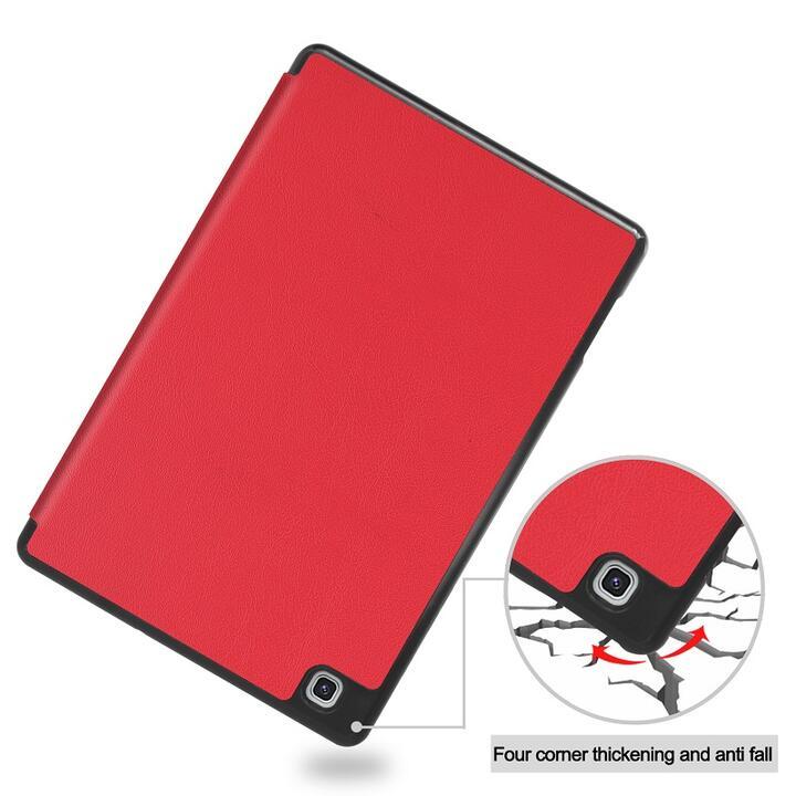Galaxy Tab S6 Lite 10.4インチ用PU革 TPU スマートカバーケース Ｓペン収納 オートスリープ対応 ローズゴールド_画像7