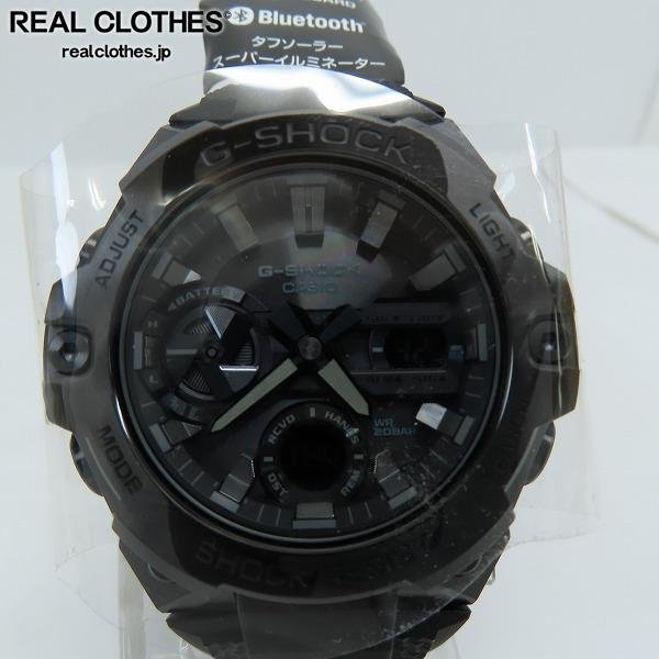 未使用】G-SHOCK/Gショック G-STEEL Bluetooth搭載 GST-B400BB-1AJF