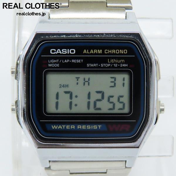 CASIO/カシオ ALARM CHRONO クォーツ 腕時計 A158W /000(カシオ)｜売買されたオークション情報、yahooの商品
