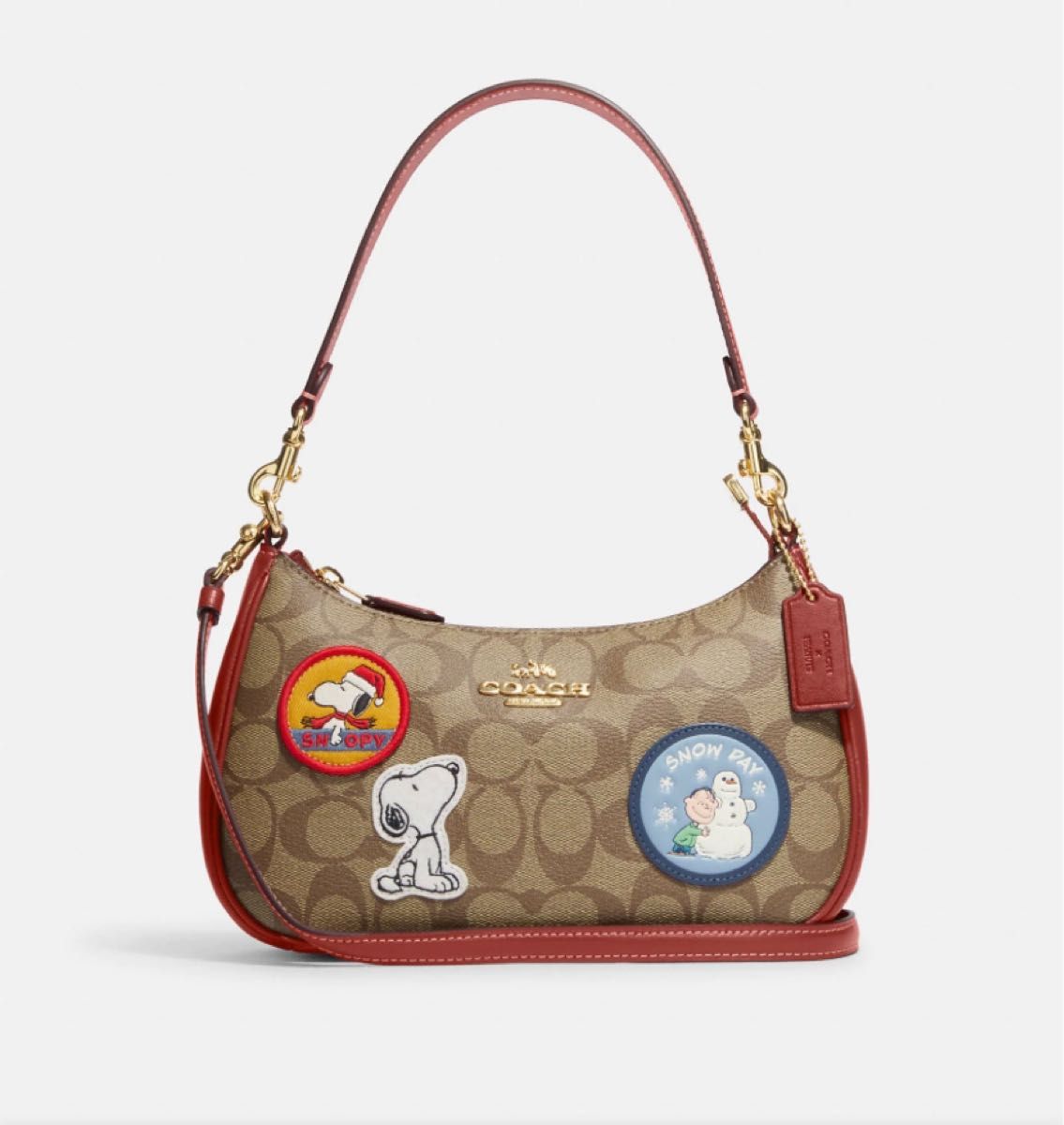 COACH テリ ショルダー バッグ・シグネチャー キャンバス・パッチ