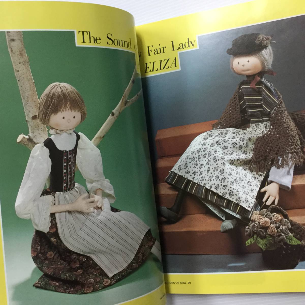 手芸本■ARTBOOK_OUTLET■ C1-050 ★送料無料 雄鶏社 人形作り 英語版 STORYBOOK DOLLS STUFFED DOLLS TO MAKE AND TREASURE 1994年 美品