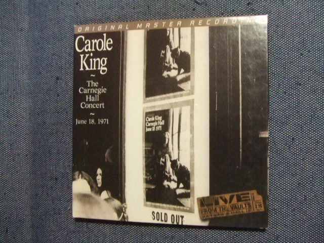 キャロル・キング・ライヴ/限定・高音質SACD　輸入盤★Carole King / The Carnegie Hall Concert ~ June 18, 1971★8枚まで同梱送料160円_画像1