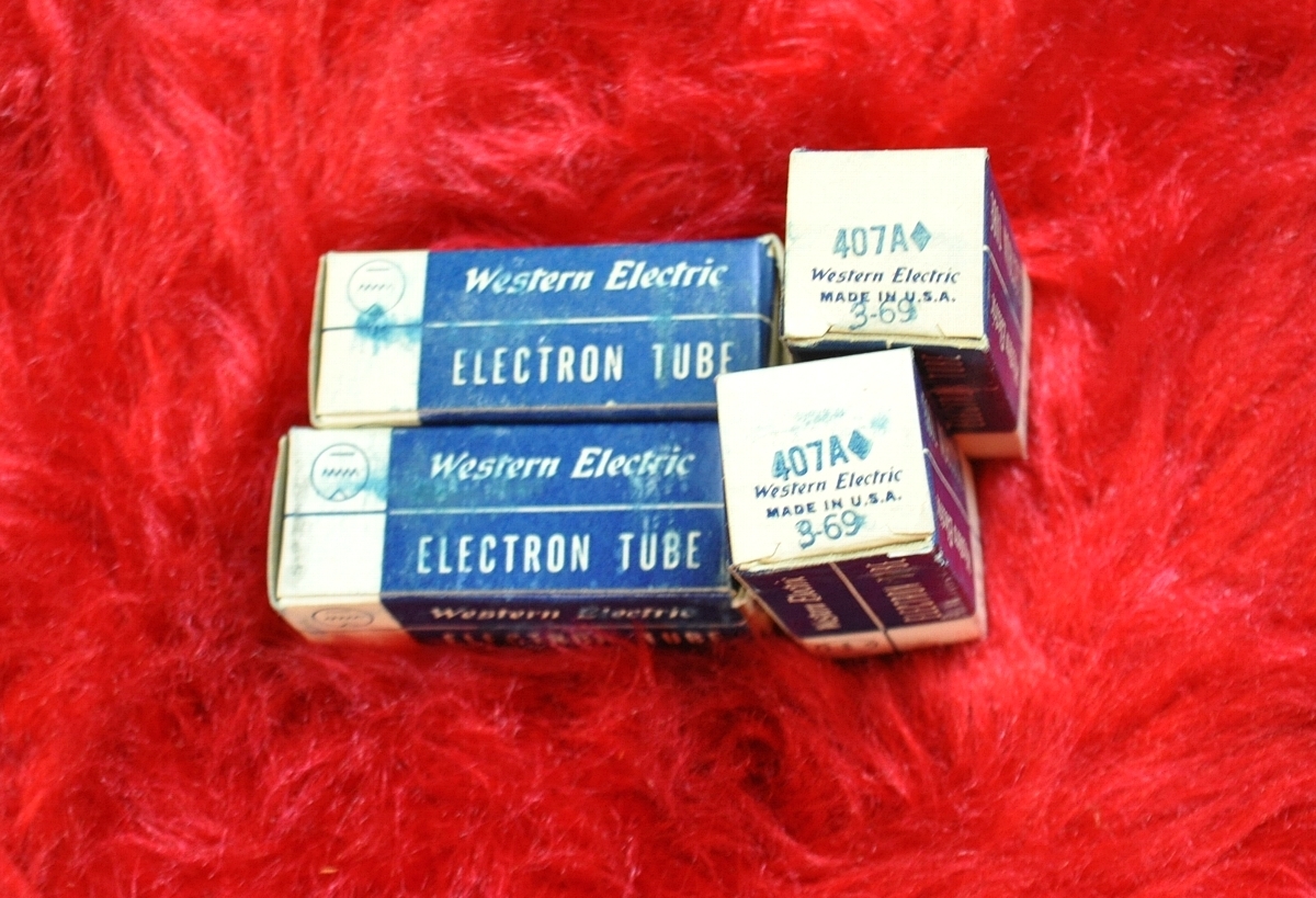 新作揃え 1円スタ 真空管 デッドストック品 4本 WE407A Electric