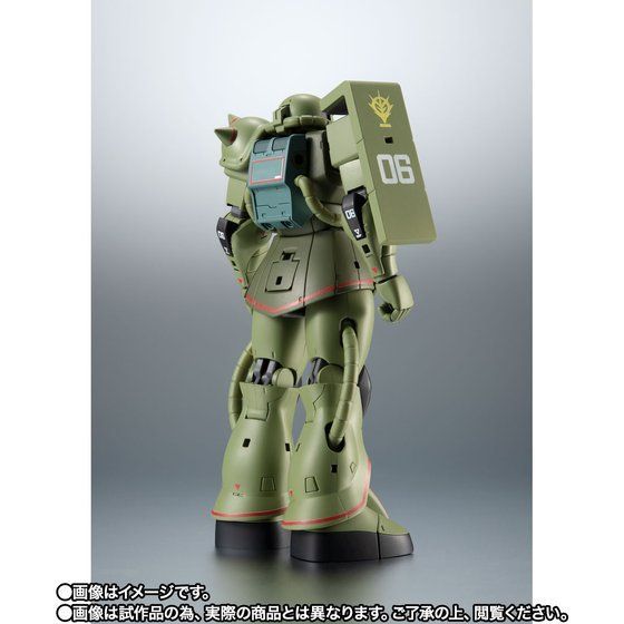 [新品・未開封・伝票貼り跡無し] ROBOT魂 ＜SIDE MS＞ MS-06 量産型ザク ver. A.N.I.M.E. ～リアルマーキング～の画像4