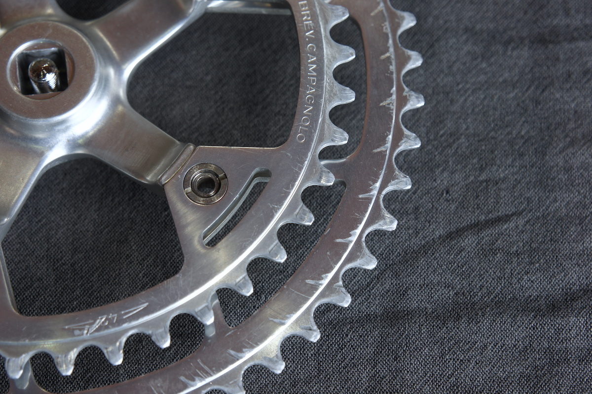 送料込 80s Campagnolo Victory クランク 52T/42T 170mm Cレコ期 送料込 80s Campagnolo Victory クランク 52T/42T 170mm Cレコ期