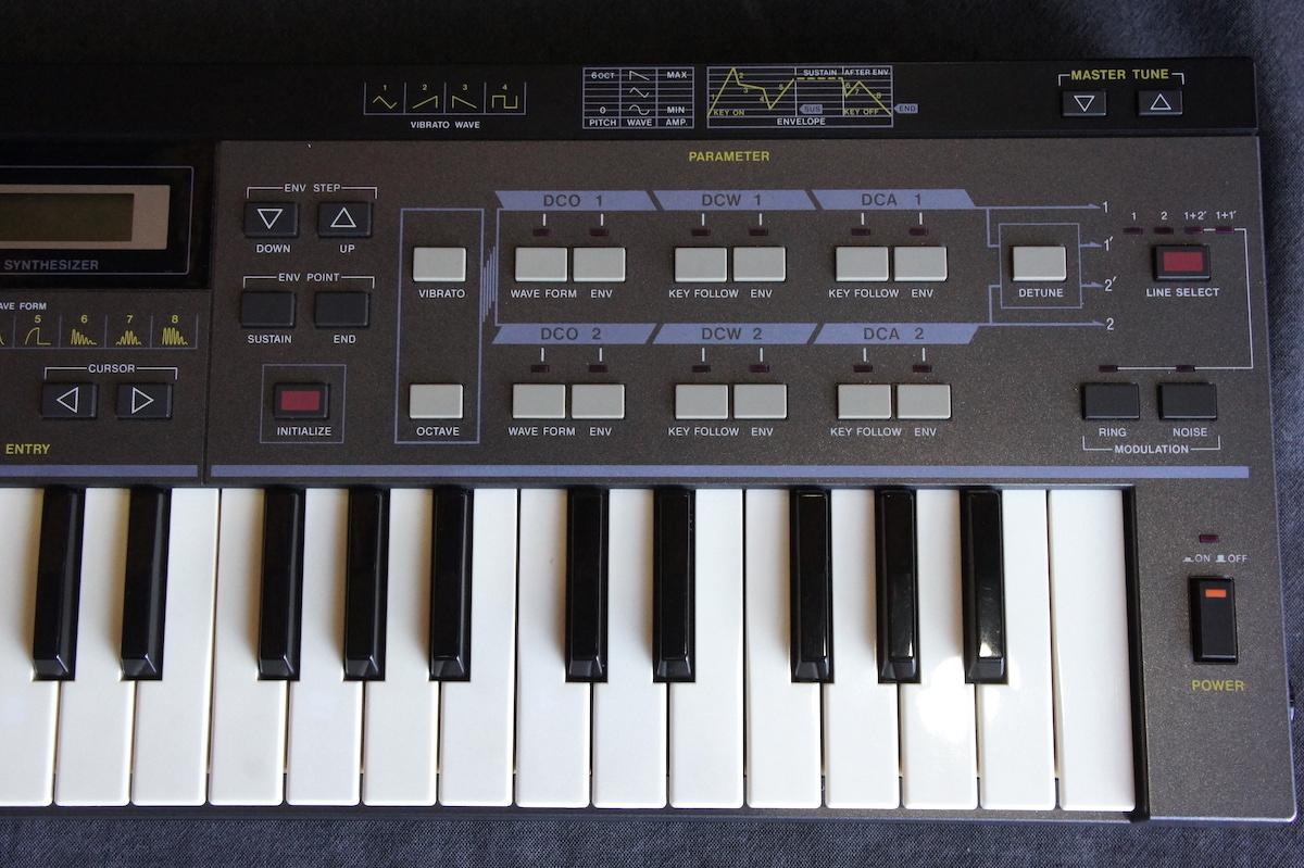 送料込 外観動作良好 名機 80年代 CASIO CZ-101 PD音源 送料込 外観動作良好 名機 80年代 CASIO CZ-101 PD音源