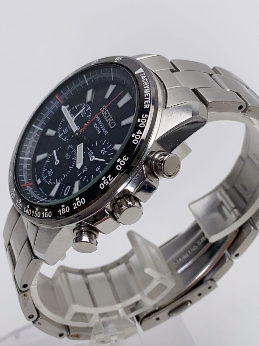 T681 美品 SEIKO セイコー 腕時計 クロノグラフ 6T63-00D0 T681 美品 SEIKO セイコー 腕時計 クロノグラフ 6T63-00D0