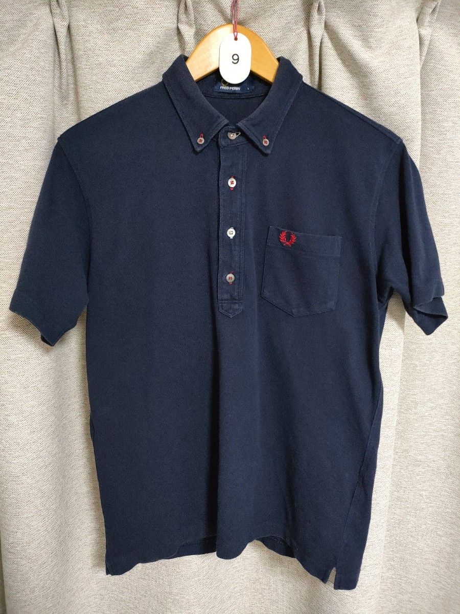 ⑨【希少】FRED PERRY ポロシャツ フレッドペリー