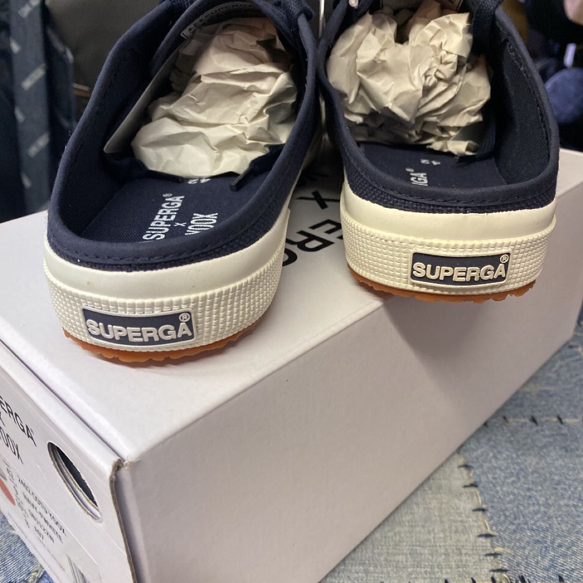 【新品】SUPERGA スニーカーサボ　42 27.0cm