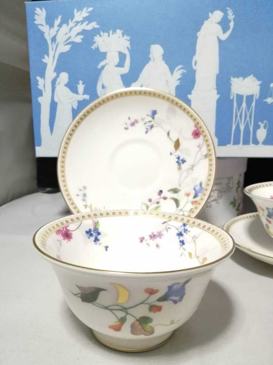 新品未使用◇自宅保管 ウェッジウッド ローズゴールド ペア カップ＆ソーサー WEDGWOOD ROSEGOLD_画像4