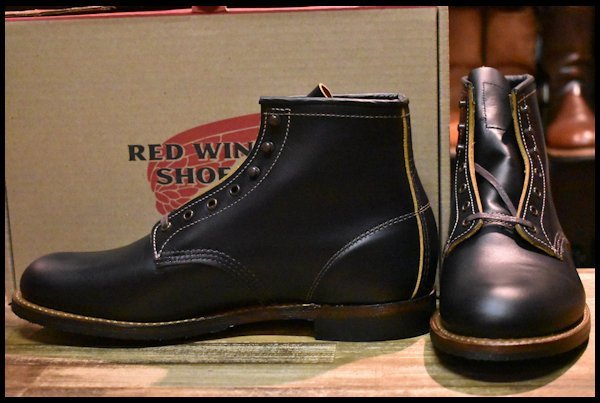 本物の 箱付 【10D 未使用 HOPESMORE redwing ブーツ フラットボックス