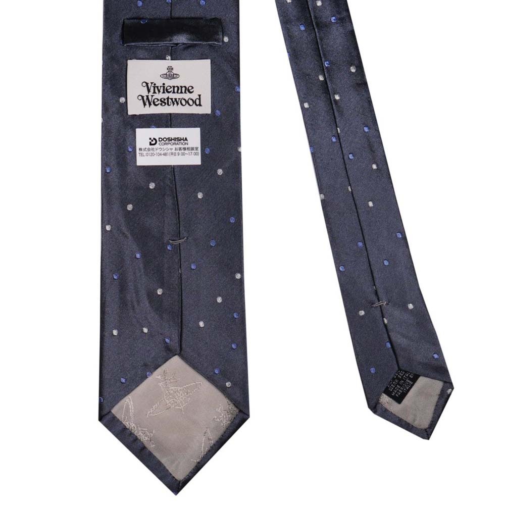  Vivienne Westwood галстук AW2021 модель 81050004 W001M P401-GREY 8.5cm GREY комплектация to