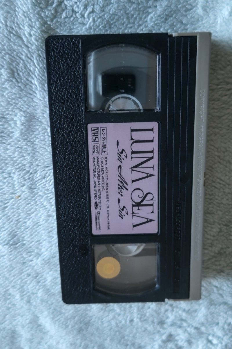 LUNA SEA　Sin After Sin　VHS　ビデオテープ