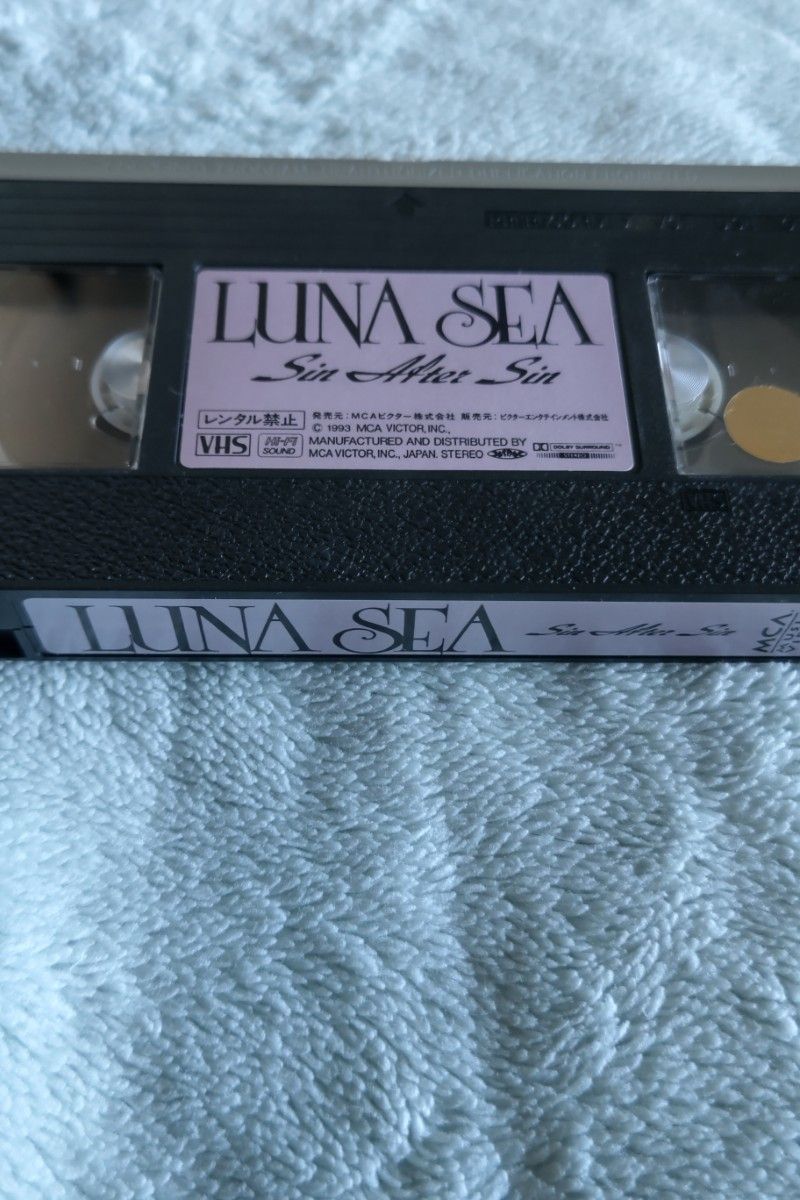 LUNA SEA　Sin After Sin　VHS　ビデオテープ