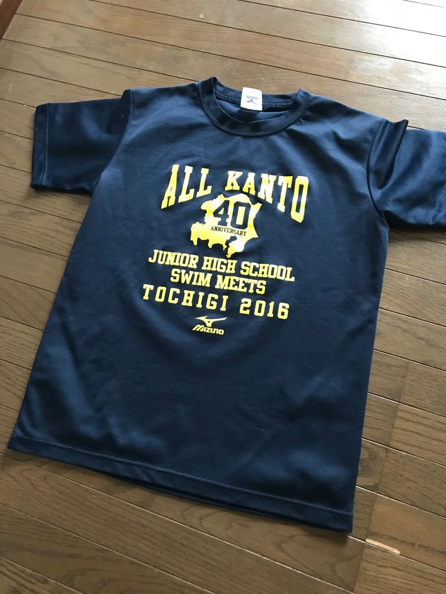 ミズノ  関東中学水泳大会記念Tシャツ