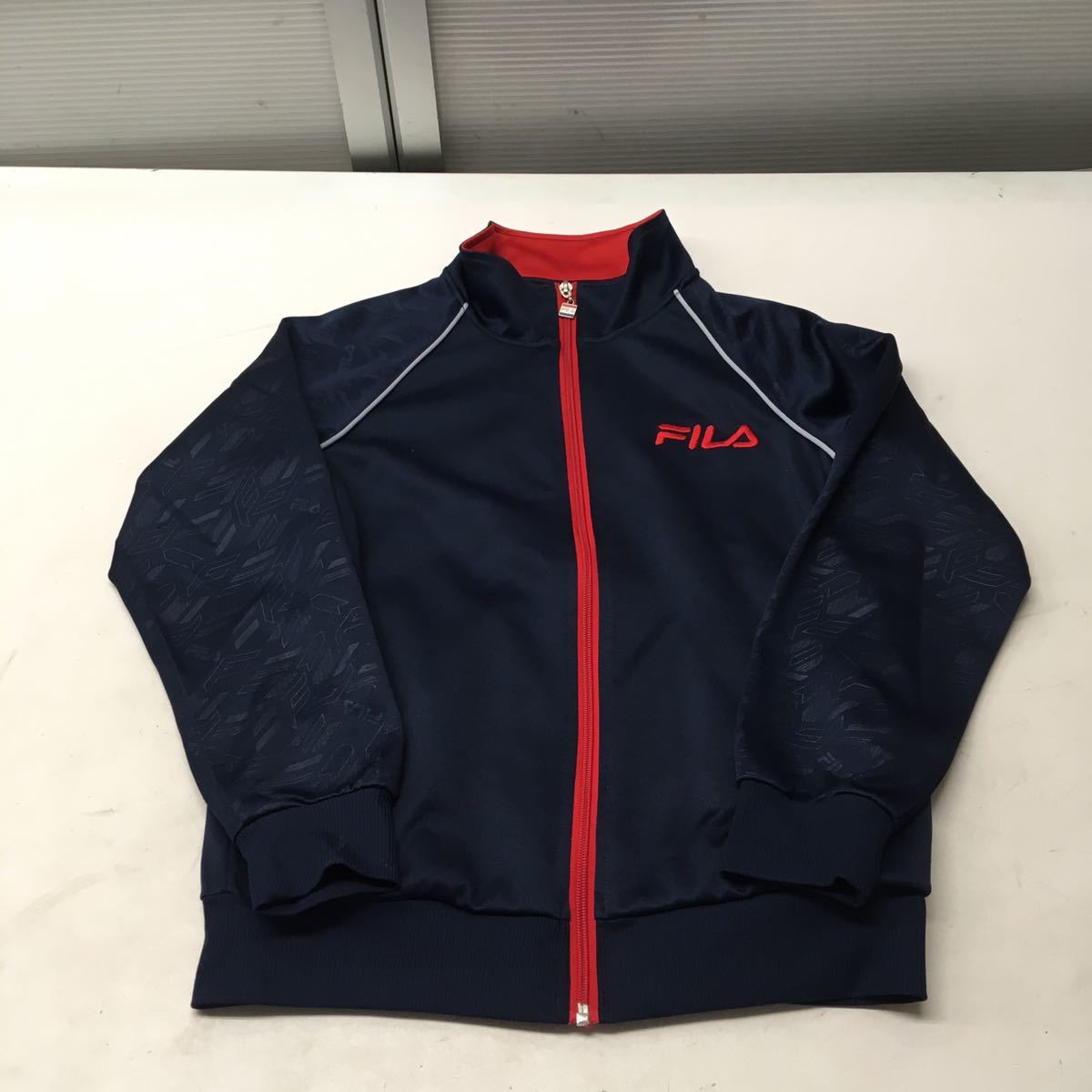 送料無料★FILA フィラ★ジャージ ジャケット★ジュニア　150 子供★ネイビー#50821sNj126_画像1